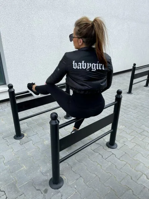 Czarna bomberka Babygirl