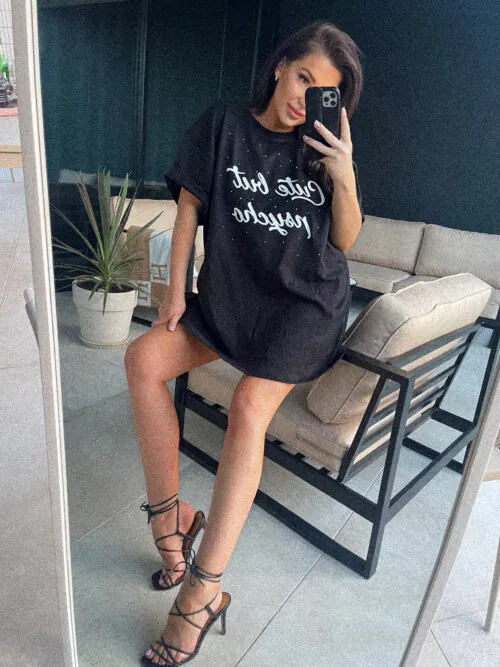 T-shirt OVERSIZE Cute but psycho