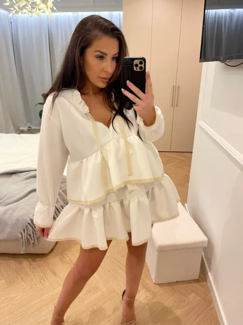 Sukienka Antonina Ecru