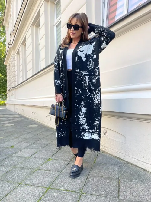 Kardigan maxi Fabolous Black